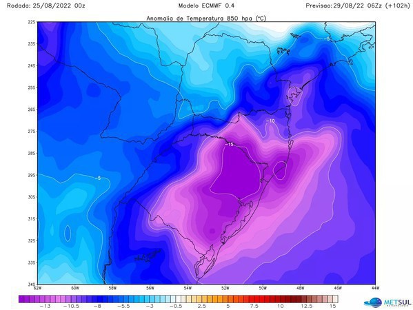 Capa Fim de semana terá brutal mudança de temperatura no RS