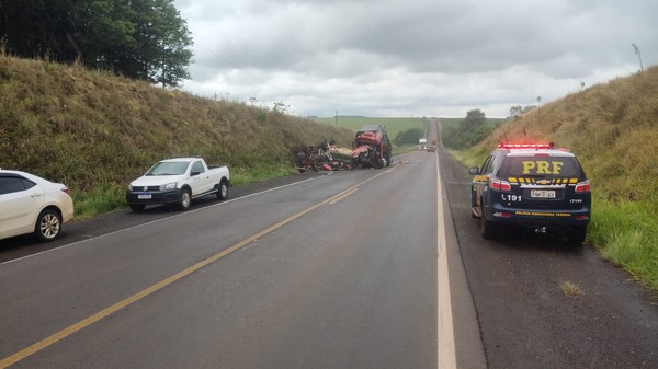Capa PRF atende grave acidente ocorrido na BR-285