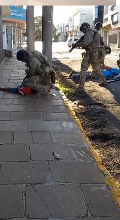 Capa Reféns são libertados em Palmeira das Missões