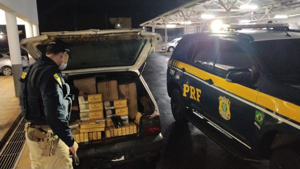 Capa Contrabandista é preso pela PRF