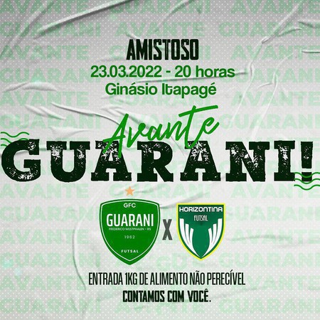 Capa Guarani Futsal realiza amistoso nesta quarta-feira, 23